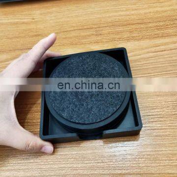Amazon Hot Sell 1 Set 4 Pcs /8pcs Food Grade Silicone Coaster With Holder photo-3
