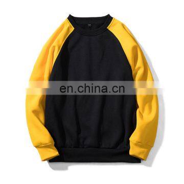 LAITE H2038 High Quality 100%Polyester Patchwork Custom Oversized Mens Sweatshirt Crew Neck Sweatshirt Women photo-6