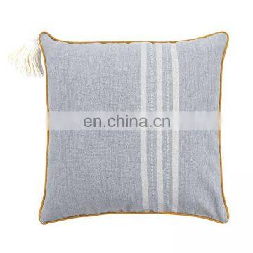 Wholesale Pillow Cover Home Decor Decorative Throw Pillowcase With White Tassel photo-3