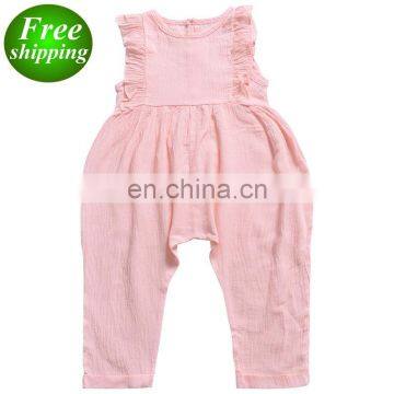 2019 summer Baby Jumpsuits Summer Backless Rompers Wholesale Girls Clothes Girl Dress Frock Muslim Rompers