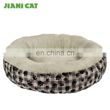 hot warm rattan memory foam linen cotton fabric pet product dog bed