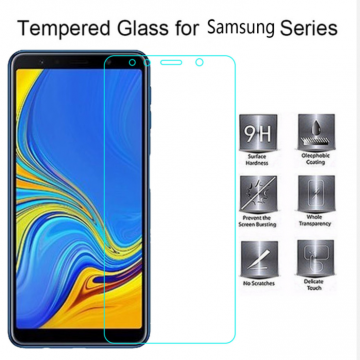 Tempered Glass For Samsung Galaxy A7 2018 Screen Protector Protective Glass on Samsung A7 2018 glass