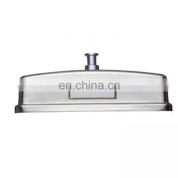 Refillable Wall Mount Bathroom Laundry Manual Stainless Steel Liquid Soap Dispenser With Lock