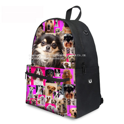 New Children's Backpack Wholesale High Quality Canvas Customized Logo and Pattern photo-2