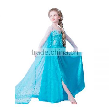 2015 hot Frozen dress Frozen Elsa dress wholesale Frozen costume girls dresses SU036