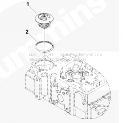 4BT/4BT3.9/6BT/6BT5.9/4D102/6D102 Thermostat Apply to Truck/excavator(3930315) photo-5