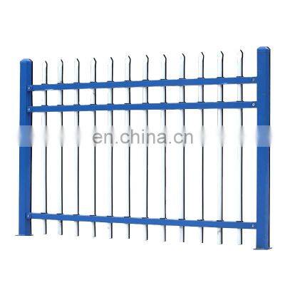 XINHAI antique blue old beautiful galvanized wrought iron handrail fence wall post ball tops designs accessories