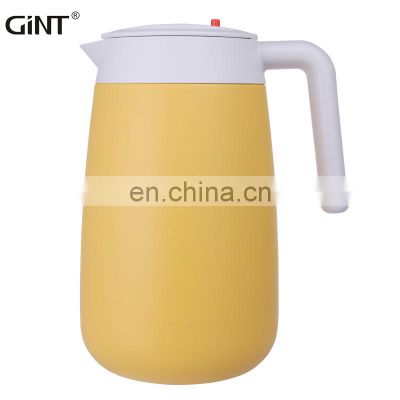 GiNT 1.6L New Arrival Double Wall Stainless Steel Thermal Coffee Pot Handled Vacuum Flask Insulated Water Bottles