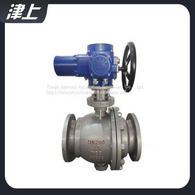 Common Switch Type Electric Ball Valve DN80 Electric Ball Valve Actuator photo-2