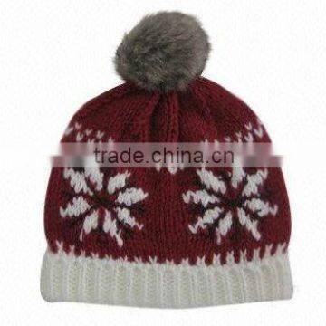 Knitted Printing Beanie Hat