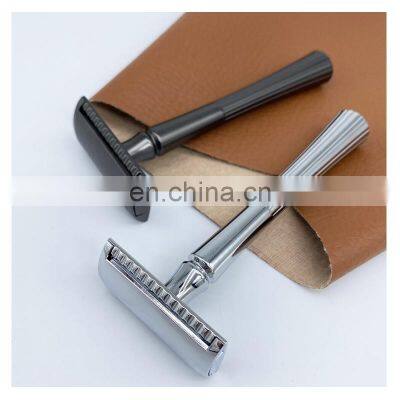 Popular Reusable Stainless Steel Shaving Safety Razor With High Quality for Men Shaving photo-5