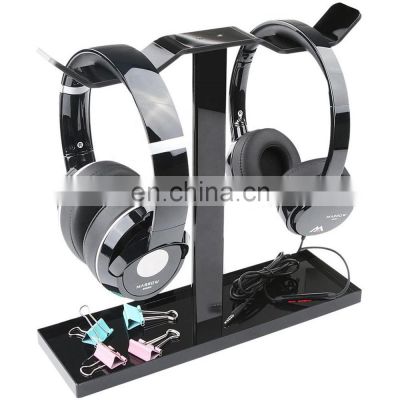 Acrylic Balanced Headphone Stand Game Earphone Bracket Earphone Hook Desktop Earphone Display Rack