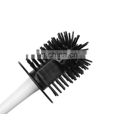 Белые, черные и зеленые держатели для туалетных щеток из ТПР для ванной комнаты. Силиконовая туалетная чистящая щетка для ванной комнаты photo-5