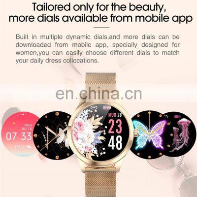 LW07 Round Touch Smartwatch Stainless Steel IP68 Waterproof Health Smart Watch Phone for Women photo-5