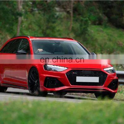 Runde New Arrival For 20-21 Audi A4L Modified Rs4 Body Kit A4lb9 Front Rear Bumpers Rs4 Body Kit