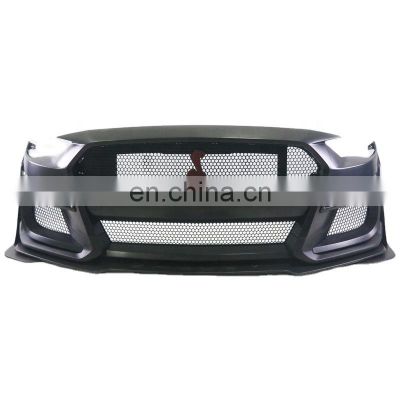 Runde Car Modification Body Parts PP Material GT 500 Shelby Front Bumper Suitable For 2018-2020 Ford Mustang front bumper