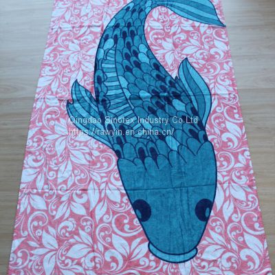 100% Cotton Printed Beach towel