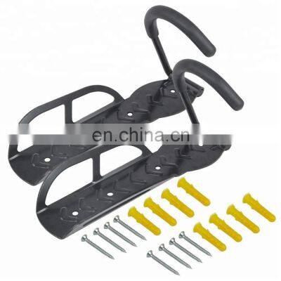 Bike Wall Mount Hooks Rack Holder Space Saving Vertical Hanger Bicycle Storage Hooks Set System