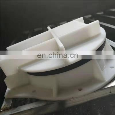 HDPE flap gate valve with rubber wedge valve back prevention valve