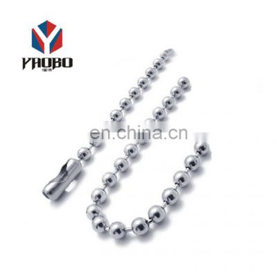 Low Price With Great Quality Metal 4mm Stainless Steel Ball Bead Chain