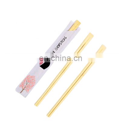 Distinctive High-class Japan Bamboo Disposable Chopsticks with Open Paper Sleeve