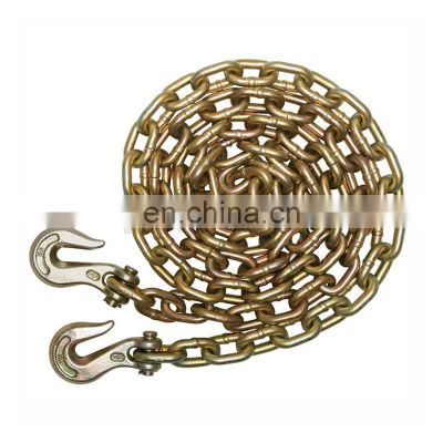 Factory Supplier Grade 80 13Mm Alloy Lashing Chain With J/C Type Hook