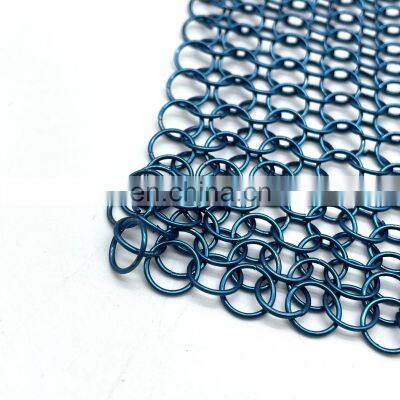 Hot selling Stainless steel ring wire mesh woven decorative net