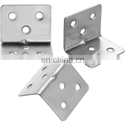 Wholesale stamping parts angle corners brackets metal bracket brace stainless steel corner bracket