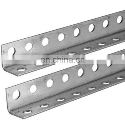 High Quality Cheap Price Perforated Carbon Equal Punched Galvanized Angle Steel bar Iron For Sale