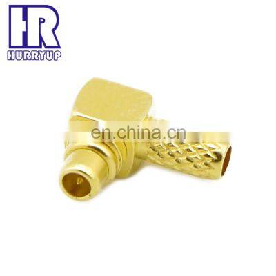 mmcx Male Right Angel Connector For Rg174 Antenna mmcx Connectors