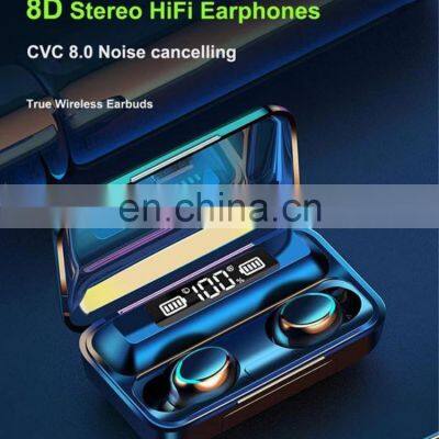 True BT 5.0 1500mAh Earbuds Wiresto Earbuds F9 photo-5