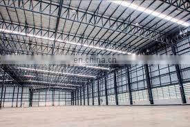 Fireproof Prefab Engineering Warehouse Garages Frame Structure Steel Construction Building Prefabricated Metal photo-2
