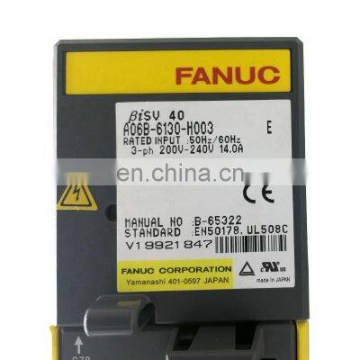 New Original Fanuc Cnc Machine ac Servo Amplifier A06B-6130-H003 photo-3