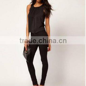 Sleeveless Womens Chiffon Tank Tops Sexy Backless Blouse Unique T-shirt Vest New photo-2