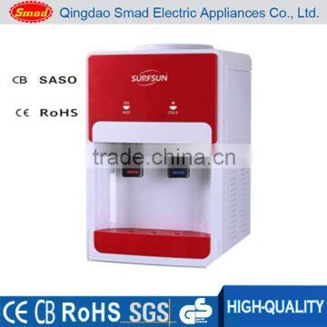 Desk top hot and cold compressor water dispenser China