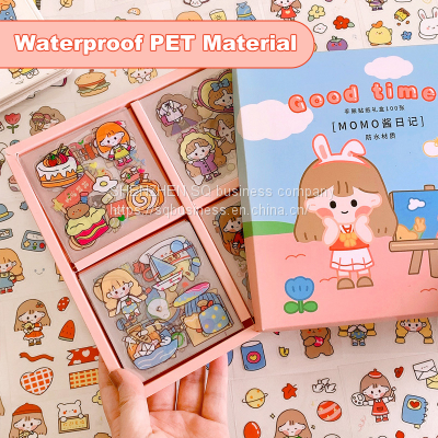 Cartoon Stickers 100 Pieces Set Waterproof Stickers for Laptop, Bumper, Skateboard, Water Bottles, Computer Best Gift Choice photo-2