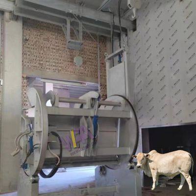 Religious Methods Cow Cattle Slaughterhouse Price Of Cow Halal Muslim Slaughter Box For Beef Plant Killing Machine photo-2