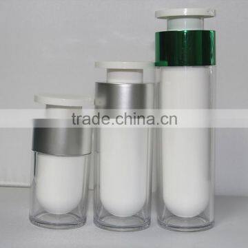 2015 Hot Sale 30ml Acrylic Airless Pump Lotion Bottle with inner bottle