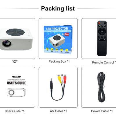 Factory Direct Sale 1280*720 Lce Led Poratble hd Projector Y2 photo-5