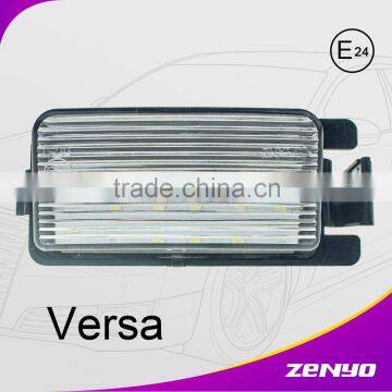 New Lowest factory price 2538SMD 6leds Versa Led License Plate