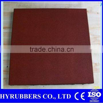 1m x 1m Rubber Gym Floor Tiles Type red rubber tile                        
                                                Quality Choice