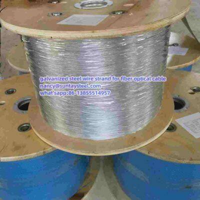 galvanized steel wire strand for fiber optical cable