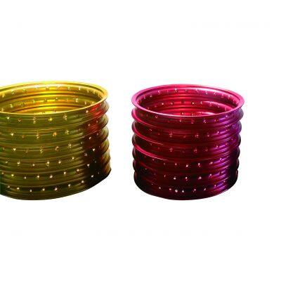The latest colored aluminum alloy motorcycle wheels for 2025, with customizable services available
