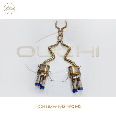 Titanium alloy Exhaust System Catback for BMW E92 E90 M3/M2 G87/M2C F87/M4 F82 Muffler with valve High-performance