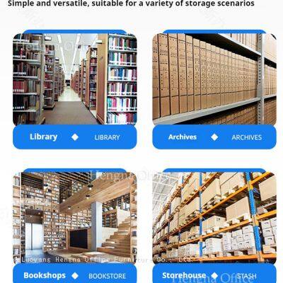 High-Quality Book Trolley for Public Libraries – Sturdy Metal Frame With Easy-to-Adjust Shelves for Customizable Storage photo-5