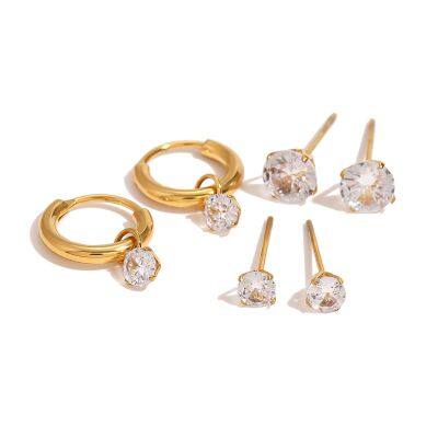 Trendy Stainless Steel Jewelry Set: Necklace and Earrings for Wholesale photo-5