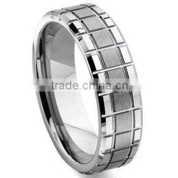 Tungsten Carbide Mechanic Design Wedding Band Ring, China Professional Fashion Jewelry Factory Tungsten Ring