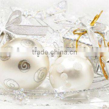 Customized Glass Christams Ball For Christms Tree Decorative