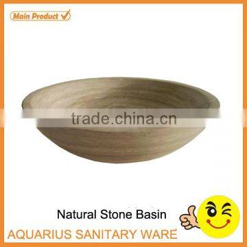 Wooden Vien Stone Washing Basin