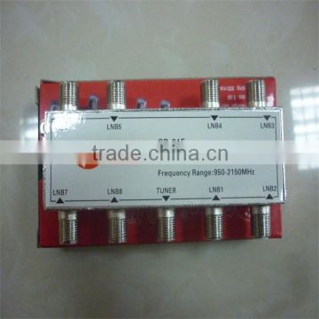 DiSEqC Switch 8 in 1 GD-81B/DiSEqC 1.1Switch/DiSEqC 8X1